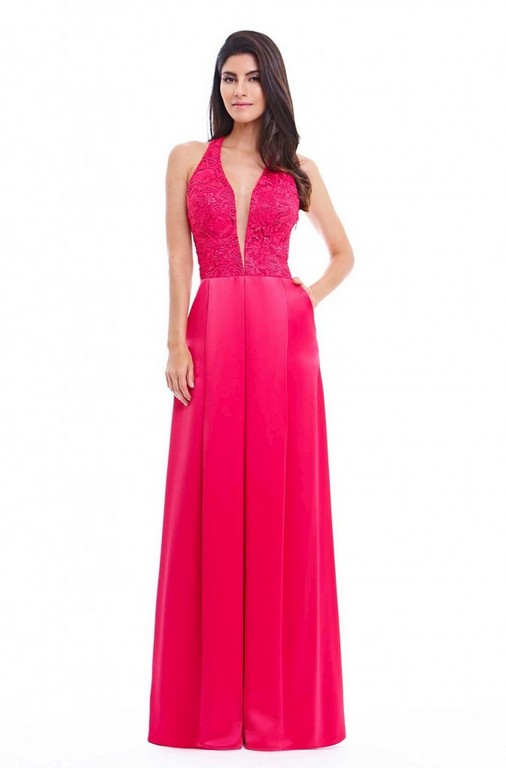 Vestido pelissado longo Pleasures 